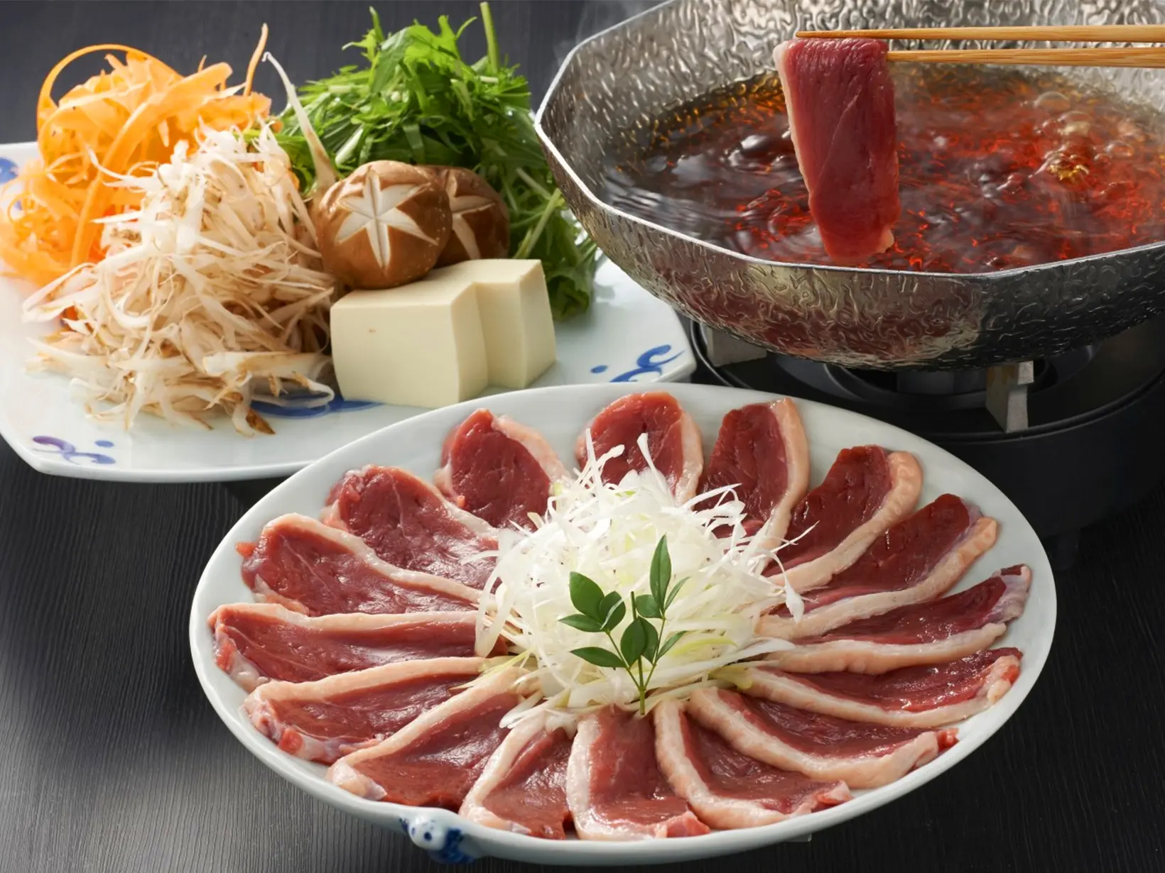 Mogami Kamo Shabu-Shabu Course