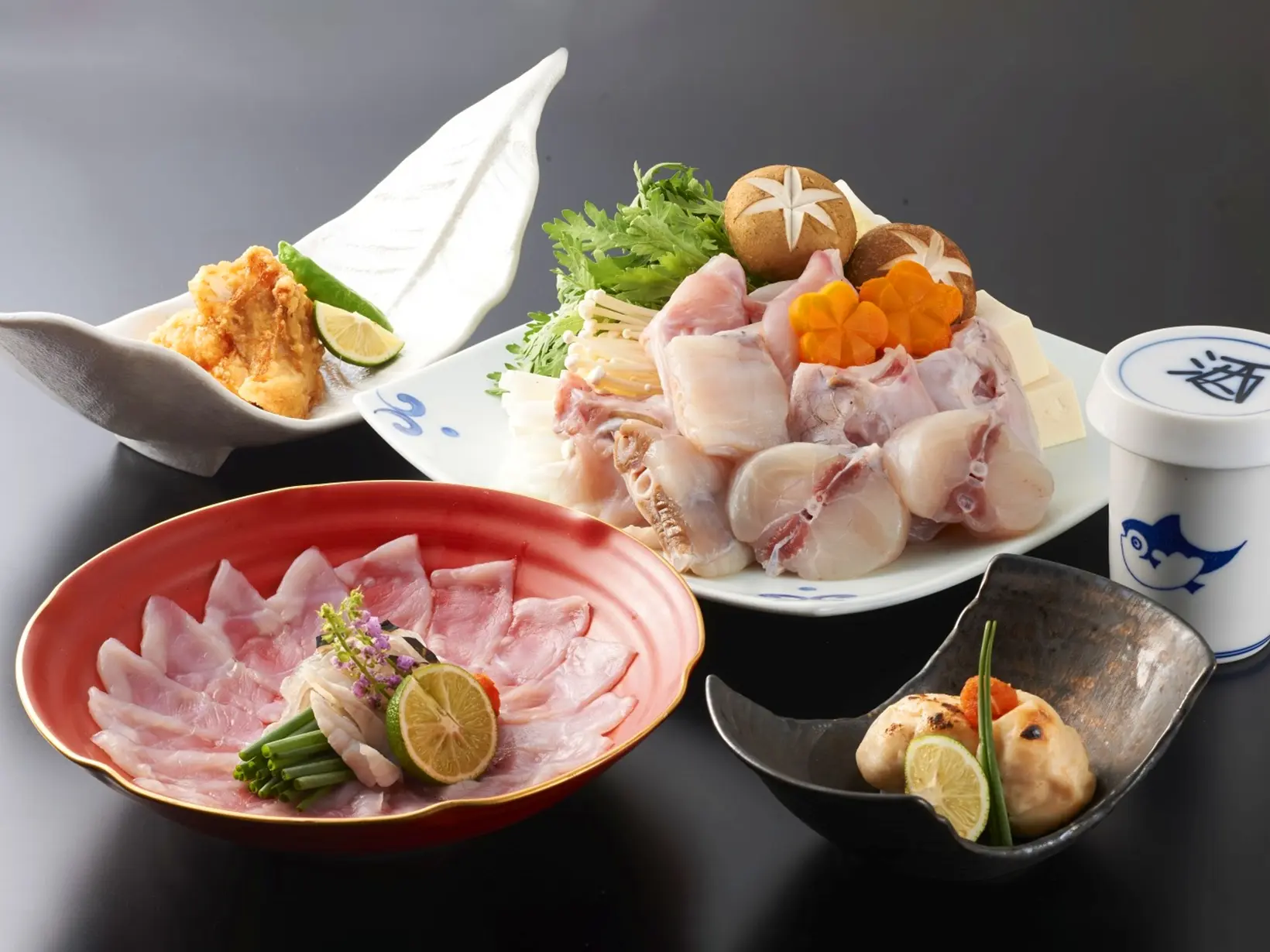 Natural Fugu Pot Course (with Milt)